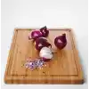 WMF Bambu Kesme Tahtası, 45 x 30 x 1,9 cm, Büyük Boy, Meyve Suyu Oluklu, Et ve Sebze Kesme Tahtası, Bıçak Dostu Yüzey