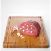 WMF Bambu Kesme Tahtası, 45 x 30 x 1,9 cm, Büyük Boy, Meyve Suyu Oluklu, Et ve Sebze Kesme Tahtası, Bıçak Dostu Yüzey