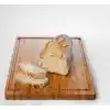 WMF Bambu Kesme Tahtası, 45 x 30 x 1,9 cm, Büyük Boy, Meyve Suyu Oluklu, Et ve Sebze Kesme Tahtası, Bıçak Dostu Yüzey
