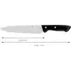 WMF Classic Line Şef Bıçağı, 34 cm, 20 cm Bıçak Ağzı, Özel Bıçak Çeliği, Plastik Sap