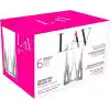 Lav Zoey Cam Meşrubat Bardağı 6Lı 480 Ml (Büyük Su/Kokteyl Bardağı)