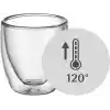 WMF Kult 2 Parça Çift Cidarlı Espresso Bardağı Seti, 80 ml, Isıya Dayanıklı Termal Cam, Yüzen Efektli Tasarım