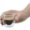 WMF Kult 2 Parça Çift Cidarlı Espresso Bardağı Seti, 80 ml, Isıya Dayanıklı Termal Cam, Yüzen Efektli Tasarım