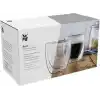 WMF Kult 2 Parça Çift Cidarlı Espresso Bardağı Seti, 80 ml, Isıya Dayanıklı Termal Cam, Yüzen Efektli Tasarım