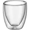 WMF Kult 2 Parça Çift Cidarlı Espresso Bardağı Seti, 80 ml, Isıya Dayanıklı Termal Cam, Yüzen Efektli Tasarım