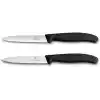 Victorinox 6.7793.2 Swiss Classic 2li 10cm Soyma Bıçağı Set, Siyah