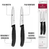 Victorinox 6.7793.2 Swiss Classic 2li 10cm Soyma Bıçağı Set, Siyah