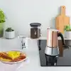 Bialetti - Venus: 4 Cups Ocak Üstü Espresso Pişirici - 170ml - Kahverengi, Gümüş Renk - Paslanmaz Çelik Gövde - Patentli Güvenlik Valfi - Tüm Ocak Türleri İçin Uygundur (İndüksiyon Dahil)