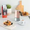 Bialetti - Venus: 4 Cups Ocak Üstü Espresso Pişirici - 170ml - Kahverengi, Gümüş Renk - Paslanmaz Çelik Gövde - Patentli Güvenlik Valfi - Tüm Ocak Türleri İçin Uygundur (İndüksiyon Dahil)