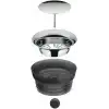WMF Basic Cam Sürahi, 1 L, Silikon Kapaklı, CloseUp® Kapak Sistemli, Cam Su Sürahisi