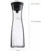 WMF Basic Cam Sürahi, 1 L, Silikon Kapaklı, CloseUp® Kapak Sistemli, Cam Su Sürahisi