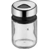 WMF 4 Parça Baharatlık Seti, 100 ml, Cam Baharat Kavanozu, Cromargan® Yüksek Kaliteli Paslanmaz Çelik Kapaklı, Bulaşık Makinesinde Yıkanabilir