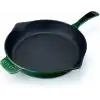 Lava Metal Premium Serisi - Döküm Kızartma Tavası, Yuvarlak, 28 cm, Majolik Yeşil