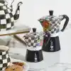 Bialetti Moka Express MacKenzie: 3 Cups Ocak Üstü Espresso Pişirici 130ml Karma Renk Alüminyum Gövde
