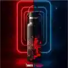Bialetti Stranger Things Termos Şişe - Karanlıkta Parlayan - Mükemmel Sıcaklık Koruma Özelliği - Bulaşık Makinesinde Yıkanamaz - 600ml