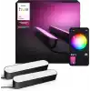 Philips Hue Play Pack Ambiance Beyaz ve Renkli, Siyah, 2.6.6W Temel Paket Kiti, Alexa, Google Assistant ve Apple Homekit ile çalışır - 25.000 Saat Ampul Kullanım Ömrü