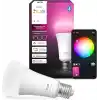 Philips Hue LED A67 lamba, beyaz ve renkli ambiyans, E27 duy, 11,8 W, tam spektrumlu ışık 1000 K-20000 K, 1600 lümen, kısılabilir, Alexa, Google Assistant ve Apple Home ile uyumlu, tekli paket