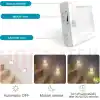 Akıllı Hareket Sensörlü LED Gece Lambası 2700K Fişe Takılan Hareket Sensörlü Güç Ayarlı Led Işık L001