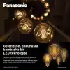 PANASONIC E27 FİLAMAN LAMBA ST64, SARI IŞIK 4W 470LM 2700K CLEAR