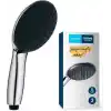 GROHE Vitalio Start 110 El Duşu, 3 Akışlı (Masaj, Yağmur & Jet), SmartSwitch, 110mm Yuvarlak Duş Başlığı, Silikon Halka, Kireç Önleyici Sistem, Krom, 26031001