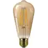 Philips LEDclassic E27 lamba, altın, 40 W yerine geçer, sıcak beyaz (1800 Kelvin), dekoratif lamba