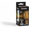 Panasonic E27 Dim Edilebilir Filaman Lamba 7W 630LM 2000K Gold