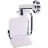 VitrA Minimax A44788 Kapaklı Tuvalet Kağıtlığı, Krom