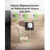 Belkin USB-C Duvar Şarj Cihazı, 65W, Hızlı Şarj Bloku, Tip C Telefon Şarj Cihazı, Apple iPhone 16/15/14/13, Galaxy S25, Google Pixel 9, MacBook, iPad, AirPods, Chromebook ve Daha Fazlası - Beyaz