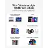 Belkin Kompakt Duvar Şarj Cihazı 45 W + USB-C - USB-C Kablosu, Apple iPhone 17, 16, 15, 14, Plus, Pro, Pro Max, Samsung Galaxy S25 Serisi, S24, Pixel 9, iPad, AirPods ve Fazlası için Hızlı Şarj, Beyaz