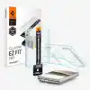 Spigen iPhone Duo ile Uyumlu Ekran Koruyucu Cam Kolay Kurulum Glas.tR EZ Fit Pro (2 Adet) - AGL12007