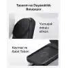 Belkin UltraCharge MagSafe Uyumlu 3’ü 1 Arada Qi2 25W Kablosuz Şarj Cihazı, iPhone 17, Apple Watch, AirPods, Pixelsnap, Dönüştürülebilir Masaüstü Standı, 45W Adaptör, Siyah