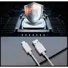 Spigen USB-A to USB-C 2 Metre Kablo 60W Güç/Hızlı Şarj / 480 Mbps Data Aktarım Hızı Type-C Ekstra Dayanıklı White - ACA08716