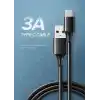 Ugreen USB Type-C Şarj ve Data Kablosu, 1 Metre, Beyaz