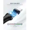 Ugreen USB Type-C Şarj ve Data Kablosu, 1 Metre, Beyaz