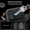 Spigen iPhone 18 Pro Max / 18 Pro ile Uyumlu Kamera Lens Koruyucu Cam Kolay Kurulum Glas.tR EZ Fit Optik Pro (2 Adet) Dark Gray - AGL12043