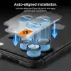 Spigen iPhone 18 Pro Max / 18 Pro ile Uyumlu Kamera Lens Koruyucu Cam Kolay Kurulum Glas.tR EZ Fit Optik Pro (2 Adet) Dark Gray - AGL12043