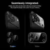 Spigen iPhone 18 Pro Max / 18 Pro ile Uyumlu Kamera Lens Koruyucu Cam Kolay Kurulum Glas.tR EZ Fit Optik Pro (2 Adet) Dark Gray - AGL12043