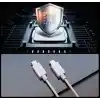 Spigen USB-C to USB-C 2 Metre Kablo 60W Güç/PPS 2.0 Desteği Super Hızlı Şarj / 480 Mbps Data Aktarım Hızı Type-C Ekstra Dayanıklı White - ACA08719
