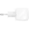 Belkin BoostCharge Kompakt Duvar Şarj Cihazı 30 W, Seyahat Dostu USB-C Power Delivery Hızlı Şarj, iPhone, Samsung Galaxy, iPad, AirPods, Tablet ve Daha Fazlası, USB-C’den USB-C’ye Kablo ile, Beyaz