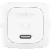 Belkin BoostCharge Kompakt Duvar Şarj Cihazı 30 W, Seyahat Dostu USB-C Power Delivery Hızlı Şarj, iPhone, Samsung Galaxy, iPad, AirPods, Tablet ve Daha Fazlası, USB-C’den USB-C’ye Kablo ile, Beyaz