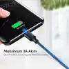 Ugreen USB Type-C Şarj ve Data Kablosu, Siyah, 1.5 Metre