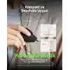 Belkin Kompakt Duvar Şarj Cihazı 45 W, Apple iPhone 17, 16 and 15 Serisi, Samsung Galaxy S25, iPad, AirPods ve Daha Fazlası için USB-C Güç İletimli Hızlı Şarj, Siyah