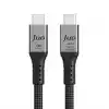 Juo USB 4.0 240W 40Gbps Thunderbolt 4 8K 60Hz USB-C Görüntü Aktarım ve Type-C Hızlı Şarj ve Data Kablosu 2 Metre