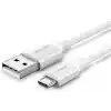 Ugreen Micro-USB & USB-A Data ve Şarj Kablosu, 1.5 Metre, Beyaz