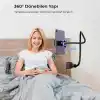 Juo 70 CM Akrobat Esnek Tablet ve Telefon Tutucu Stand Siyah