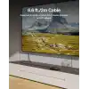 Belkin Yüksek kaliteli Ultra Highspeed HDMI-2.1 kablo, 4K/Dolby Vision HDR, Apple TVden optimum oynatma, 2,2 m – siyah