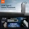 Juo 20000mAh 130W LED Ekranlı USB-A + Type-C Kablolu Powerbank Taşınabilir Hızlı Şarj Cihazı