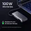 Juo 20000mAh 130W LED Ekranlı USB-A + Type-C Kablolu Powerbank Taşınabilir Hızlı Şarj Cihazı
