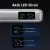 Juo 20000mAh 130W LED Ekranlı USB-A + Type-C Kablolu Powerbank Taşınabilir Hızlı Şarj Cihazı