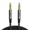 Ugreen 3.5mm Hi-Fi Erkek to Erkek TRRS Aux Ses ve Mikrofon Kablosu 2 Metre